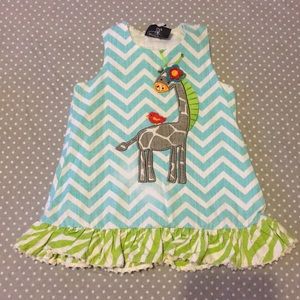 MudPie Giraffe Dress